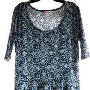 🛍🛍LulaRoe Full Length short sleeved Cotton dress​​